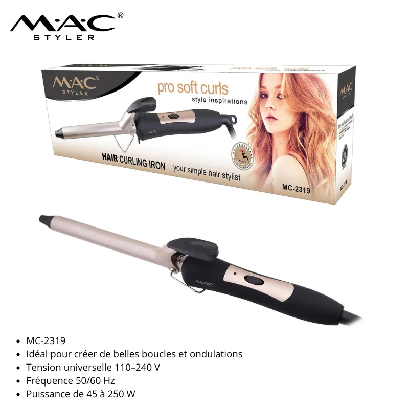 **Fer à Boucler Professionnel MAC Styler MC-2319**