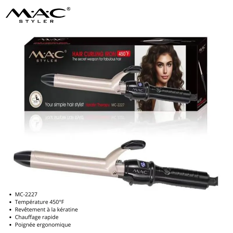 Fer à boucler MAC Styler 450°F mc-2227