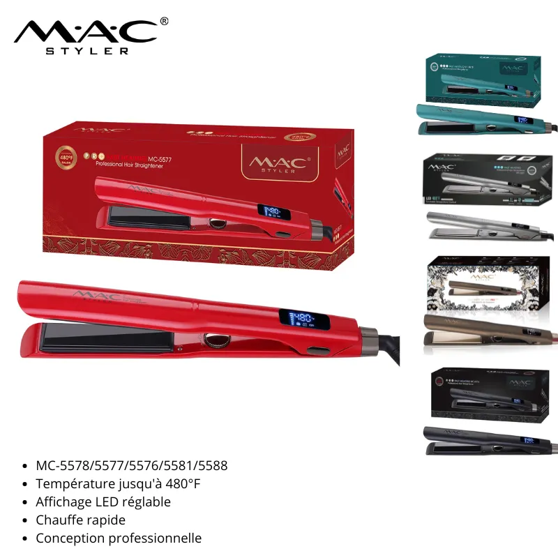 Fer à Lisser professionnel Titanuim 480 F Mc-5577
