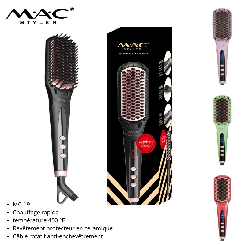 Brosse Lissante Electrique En Céramique MC-19