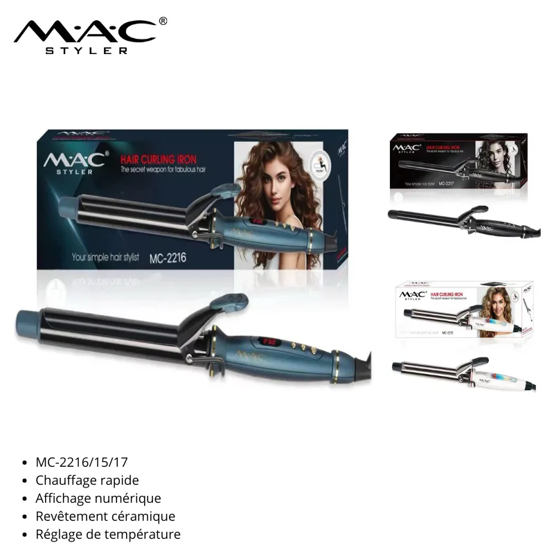 Fer à boucler professionnel MAC Styler MC-2216