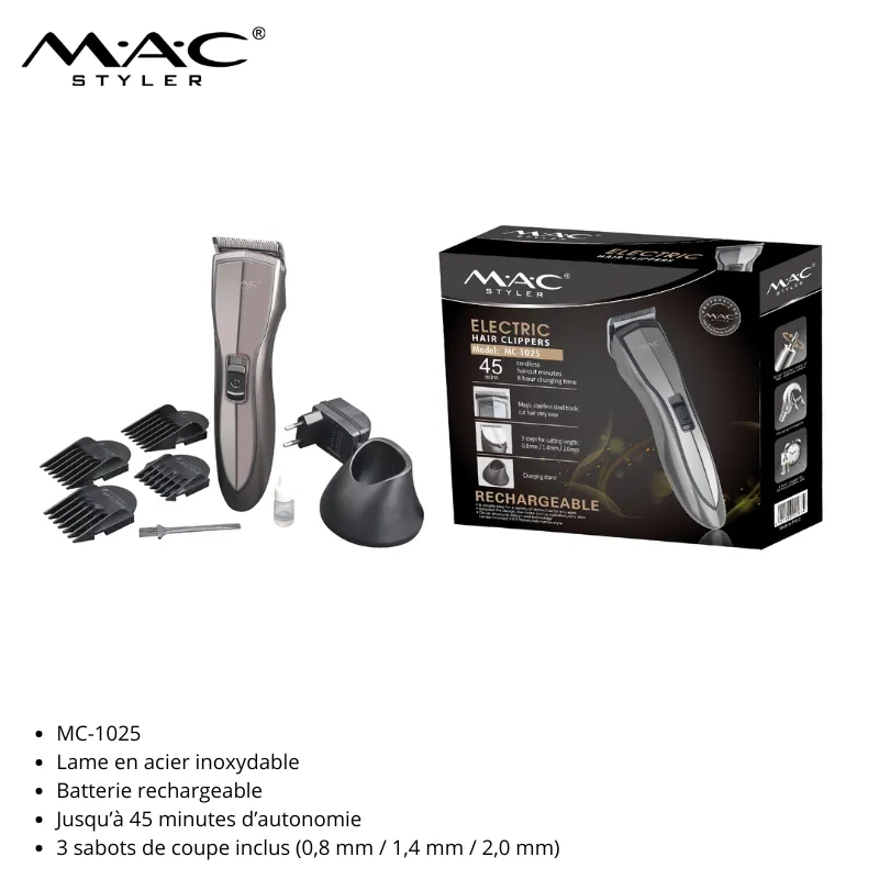 Tondeuse à cheveux rechargeable MC-1025