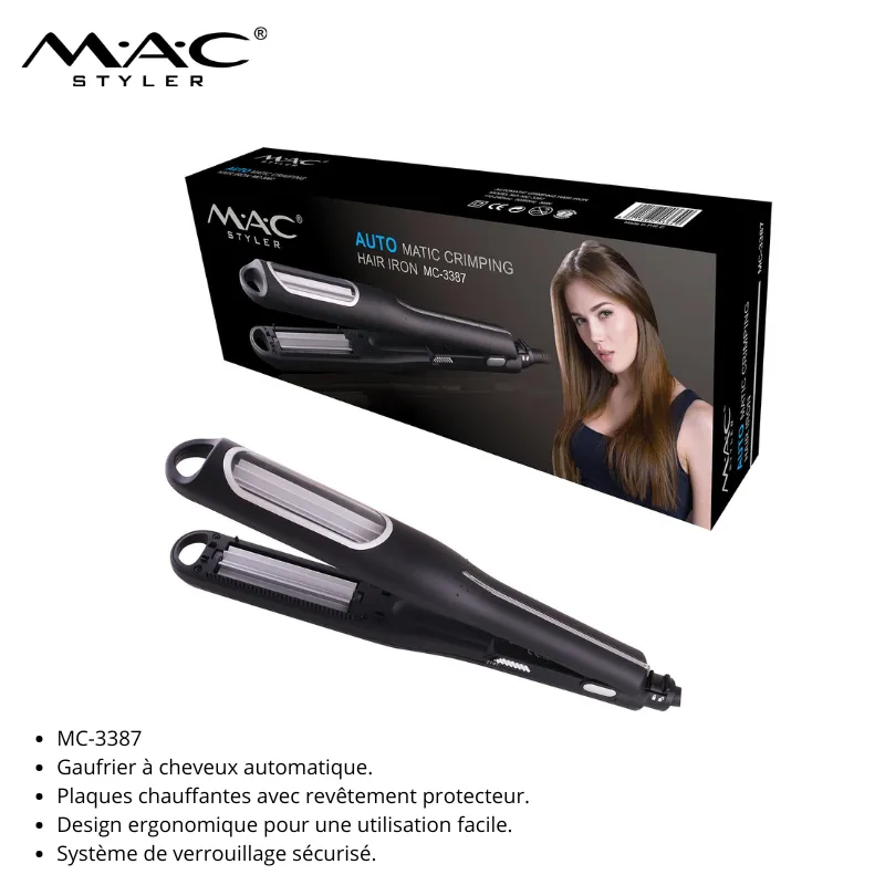 Fer à gaufrer automatique pour cheveux – MC-3387