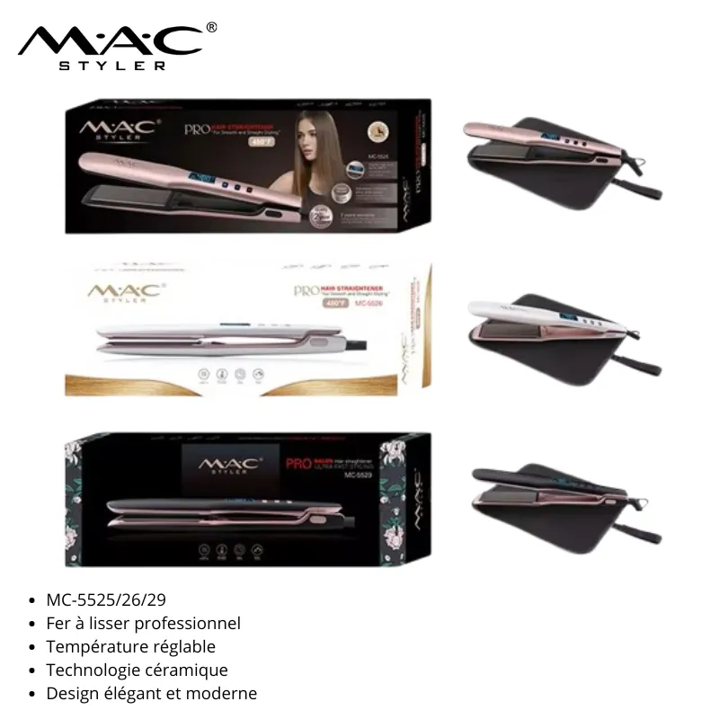 Fer à Lisser professionnel Titanuim 480 F MC-5525-5526-55229