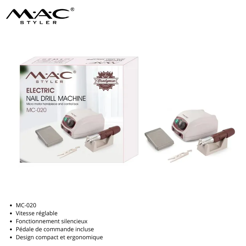 Machine Électrique de Manucure Professionnelle M•A•C Styler MC-020