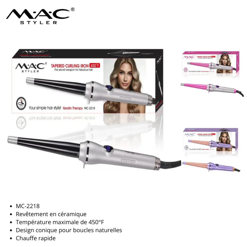 Fer à boucler MAC Styler 450°F mc-2218