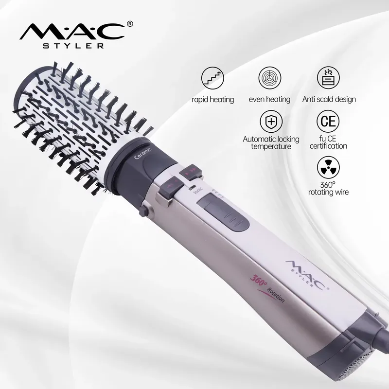 Brosse Soufflante Rotative 360 Salon -5 En 1 MC-6650