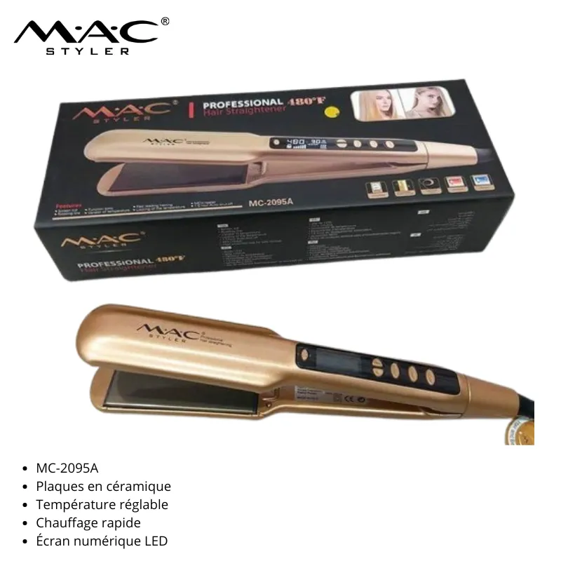 Lisseur Professionnel MAC Styler MC-2095A
